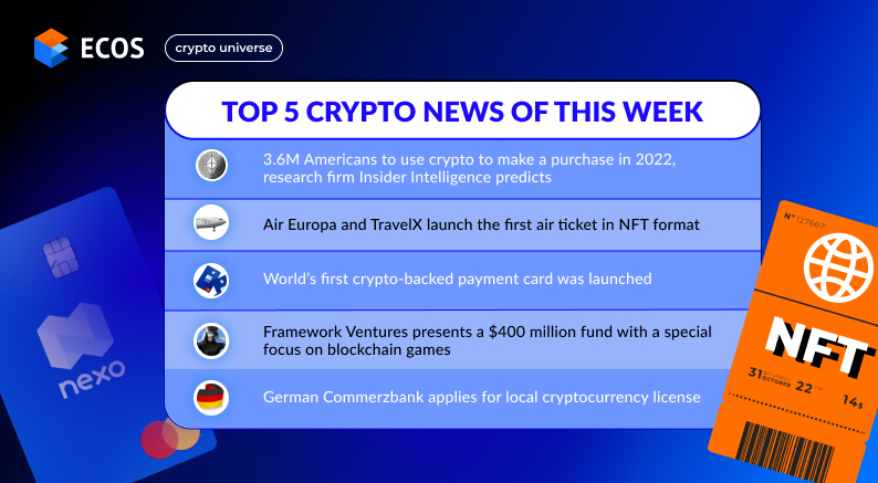 This week in crypto - top 5 crypto news