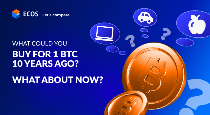 What could you buy for 1 BTC 10 years ago?
